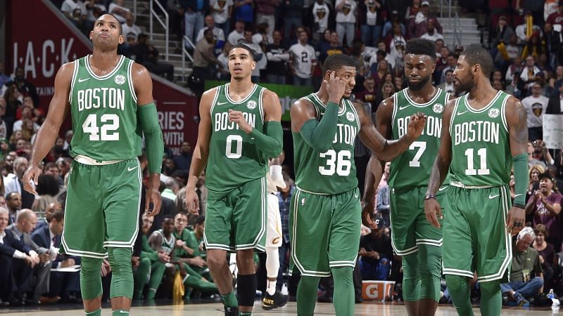 The Celtics' locker-room is clearly not one of the most cheerful places right now.